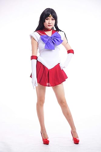 セーラーマーズ コスプレセット セット】火野レイ / セーラーマーズ コスプレ衣装 美少女戦士